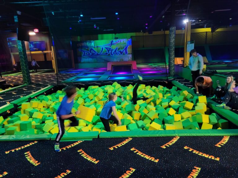 Foam Pit at Funzilla