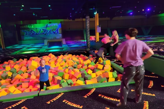 Foam Pit at Funzilla